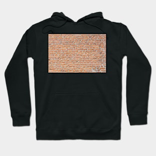 Old worn brick wall Hoodie